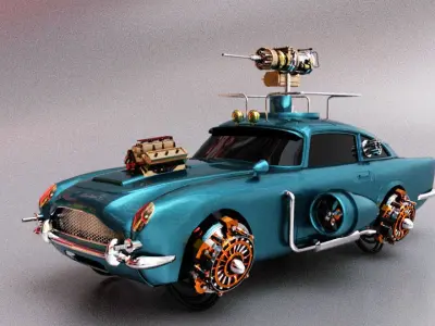 Spaceship Concept 3D model