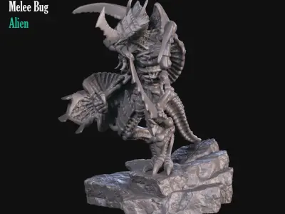 Alien 3D print model shop