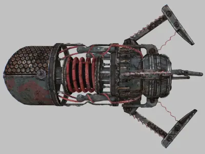 Gravity Manipulation Weapon 3D model
