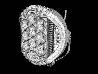 LED ARB Light Circular Lamp Led Bar Lighting Low-poly 3D model