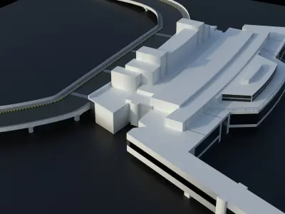 Jinnah International Airport 3D model