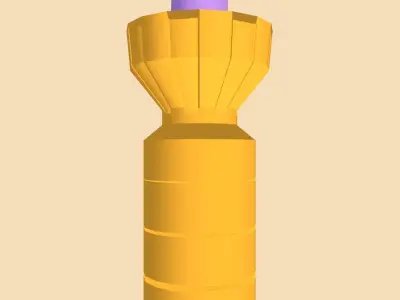 Bullet Low poly with High Poly Low-poly 3D model Low-poly 3D model