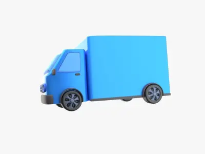 Pickup Van 3D model