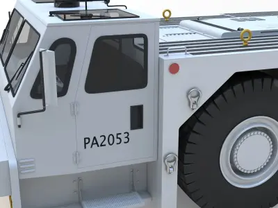  Heavy Tug Aircraft Tractor 3D model