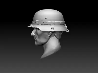 helmet german 3D print model
