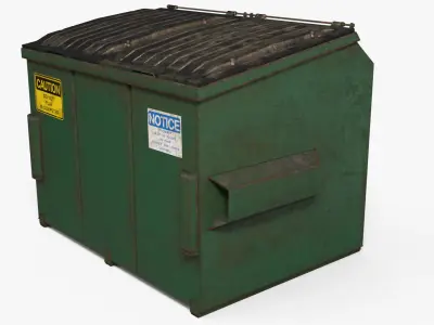 Dumpster 3D model get