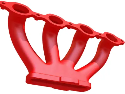 Printable Exhaust Model 3D model