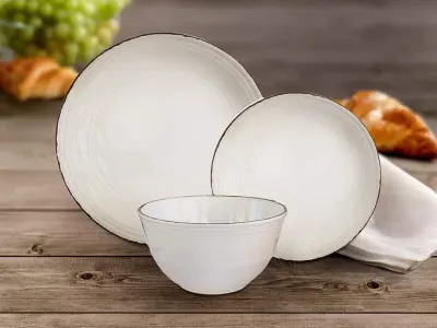 Winston Porter Estancia Stoneware Dinnerware Free 3D model