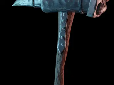 Stylized Warhammer Free low-poly 3D model