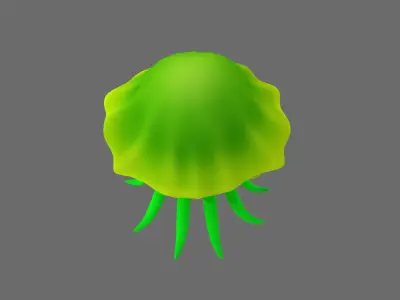 Cartoon Jellyfish 3D model