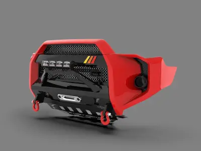 Ecotechne Bumper for Toyota 4Runner 3D model