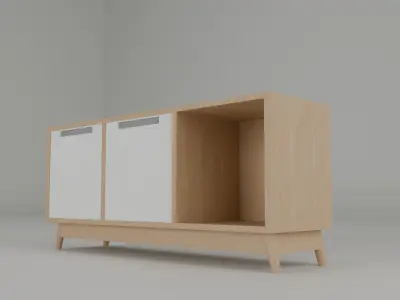 Cabinet  end Closet Furniture  3D model