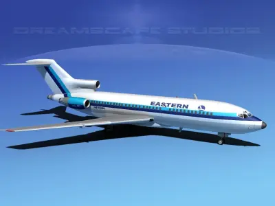 Boeing 727-100 Eastern Airlines 2 3D model