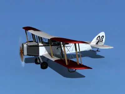 Airco DH-4 V01 Johnson Bros Oil Co 3D model