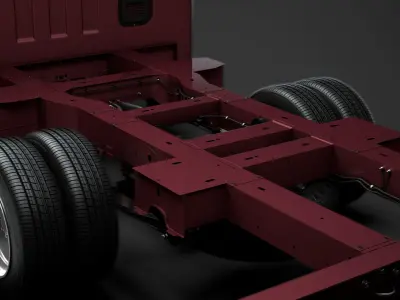 Nissan NV400 CrewCab DW E20 Chassis 2014 3D model