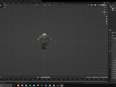 Sci-Fi Rocket Launcher 01 Low Poly Game Ready Asset Low-poly 3D model