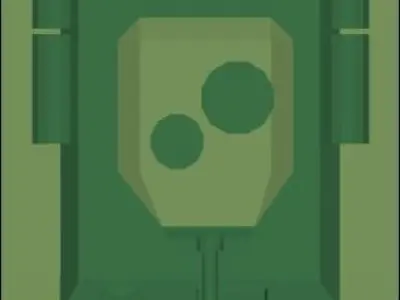 Low Poly Tank Free low-poly 3D model