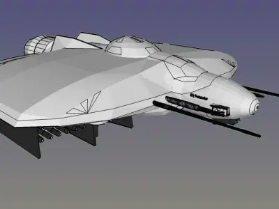 SQ Pummeler - Multirole space corvette Conqueror class 3D print model