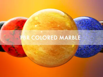 PBR Colored Marble Part 2 Texture