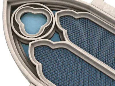 Gothic Window 3D model