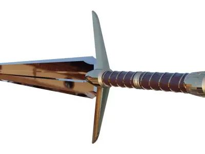 Medieval Long Sword 3D model