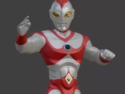 Ultraman 80 Stylized 3D Model  3D model