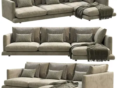 Long Island Sofa 3D model