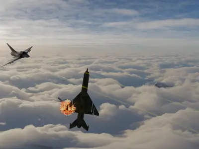 Allied Fighters 3D Model Collection