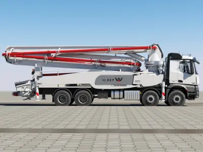 Mercedes Arocs WAITZINGER 3D model