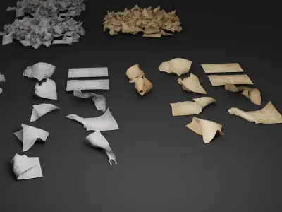 new and old with 4k pbr textures Low-poly 3D model