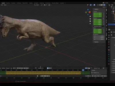 Pachycephalosaurus - Thick-Headed Lizard Low-poly 3D model