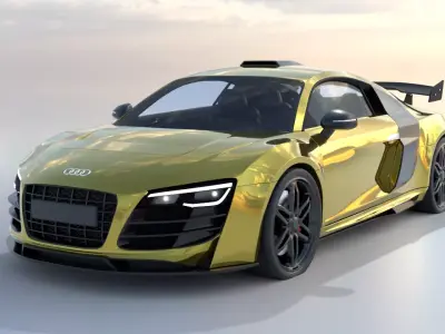 Audi RS8 Free 3D model