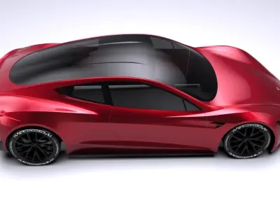 Tesla Roadster Free 3D model