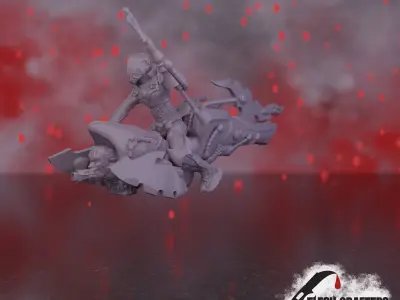 Nosferii - Chiroptera Jet Bikes 3D print model