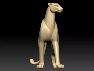 The Leopard 3D model