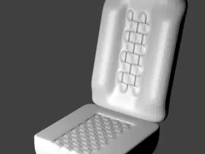 Car seat Free 3D model