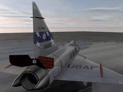 Convair F-102 Delta Dagger 3D model