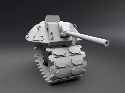 Tonk Scale Model 3D print model