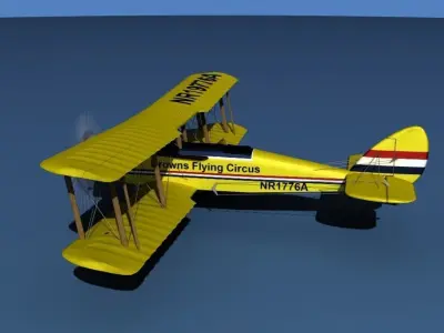 Airco DH-4 V06 Flying Circus 3D model