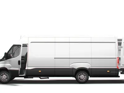 Iveco Daily Van L4H2 HQ Interior 2025 3D model