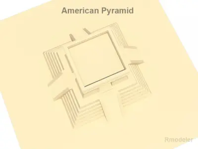 American pyramid 3D model