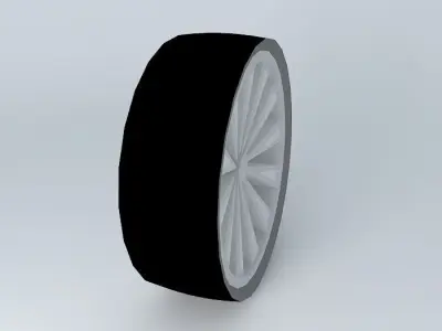 Tires 2 car wheel Free 3D model