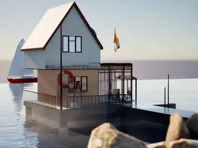 sea house model  3D model