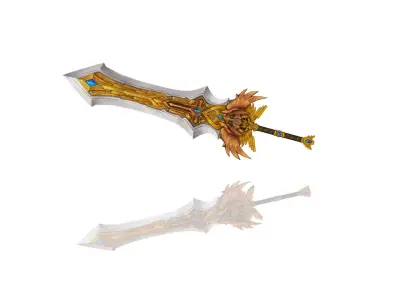 King Greatsword Low-poly 3D model