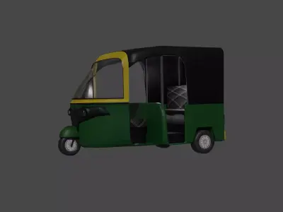 indian auto 3D model