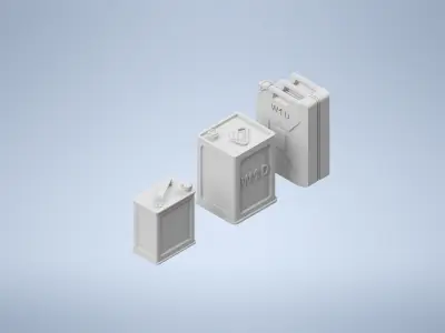 british canister set WW2 1 35 3D print model