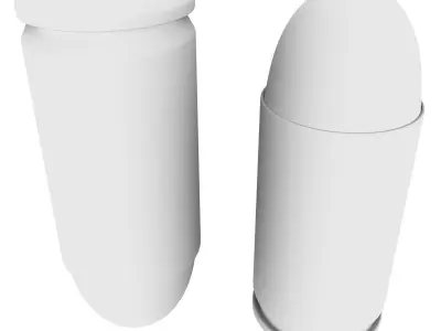 9x18 Makarov Cartridge 3D model