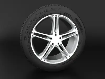 Audi R8 Rims Free 3D model