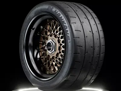 Nankang SemiSlick Sportnex CR1 315 30 R18 3D model