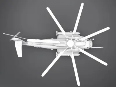 CH53E Super Stallion Scale model 3D print model